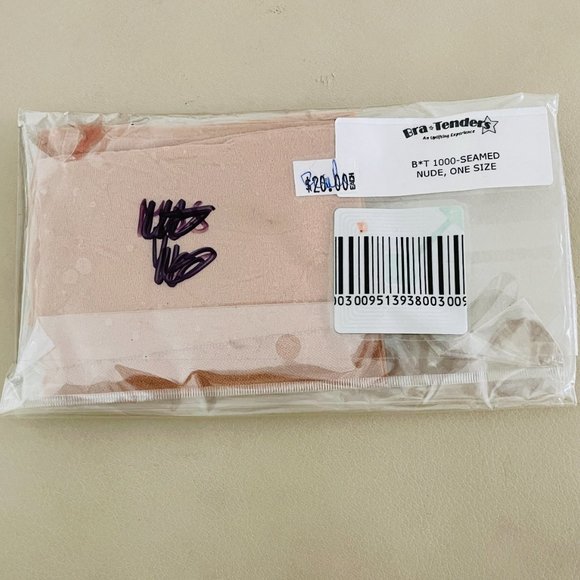 ❤️ NUDE SEAMED STOCKINGS 1940s STYLE HOSIERY 2 PAIRS SEAMS BROADWAY THEATRE HOSE - Picture 6 of 6